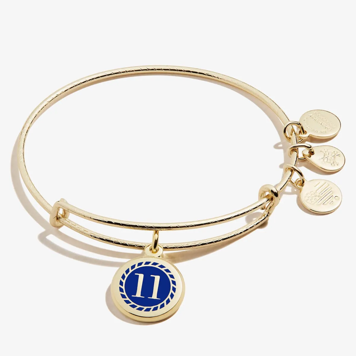 Number 11 Charm Bangle