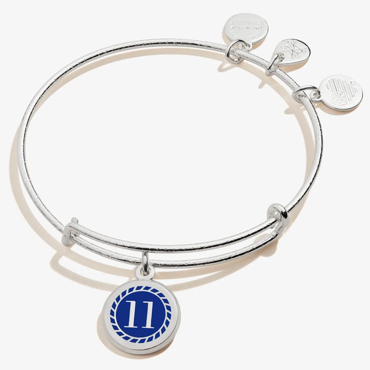 Number 11 Charm Bangle