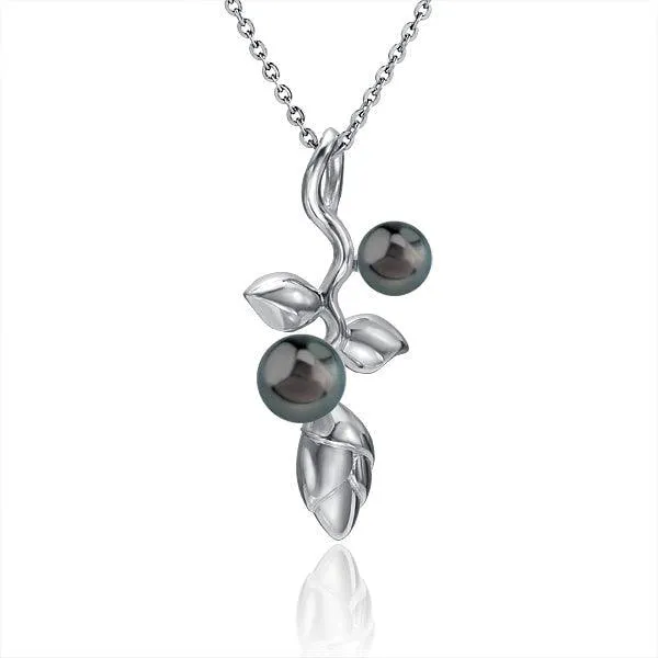 Pearl Heliconia Pendant