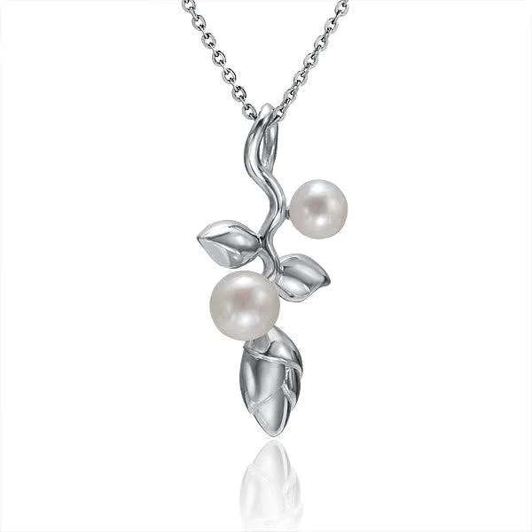 Pearl Heliconia Pendant