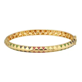 Pyramids Rainbow Bangle