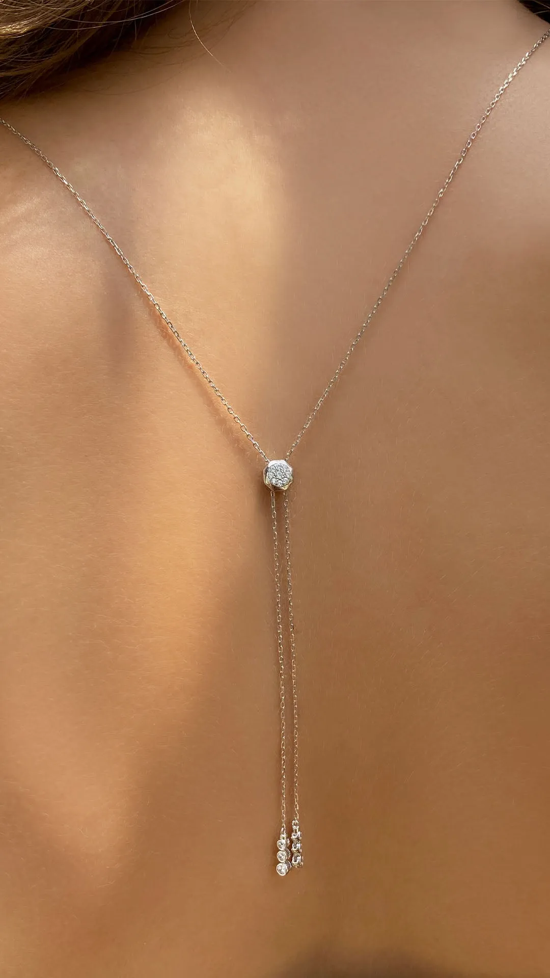 Ramy Necklace White Gold Plated