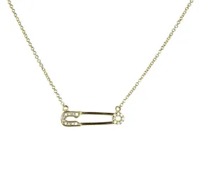 SAFETY PIN NECKLACE