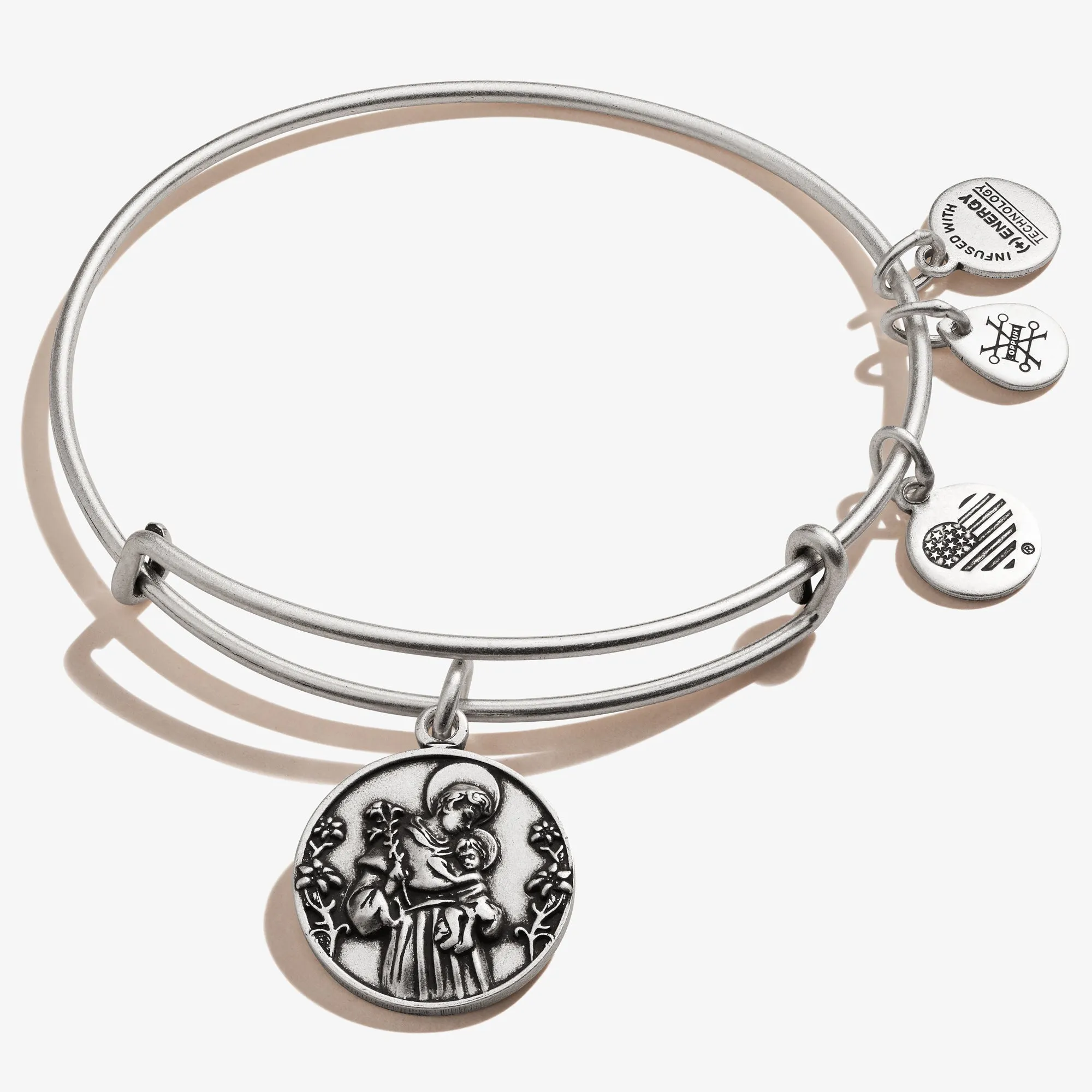 Saint Anthony of Padua Charm Bangle