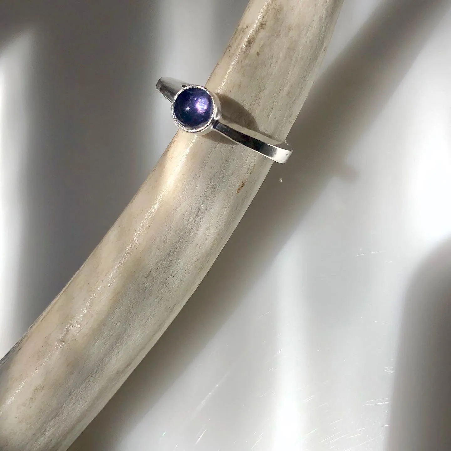 Slice Ring With Iolite