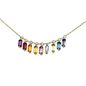 Spring Gemstone Necklace