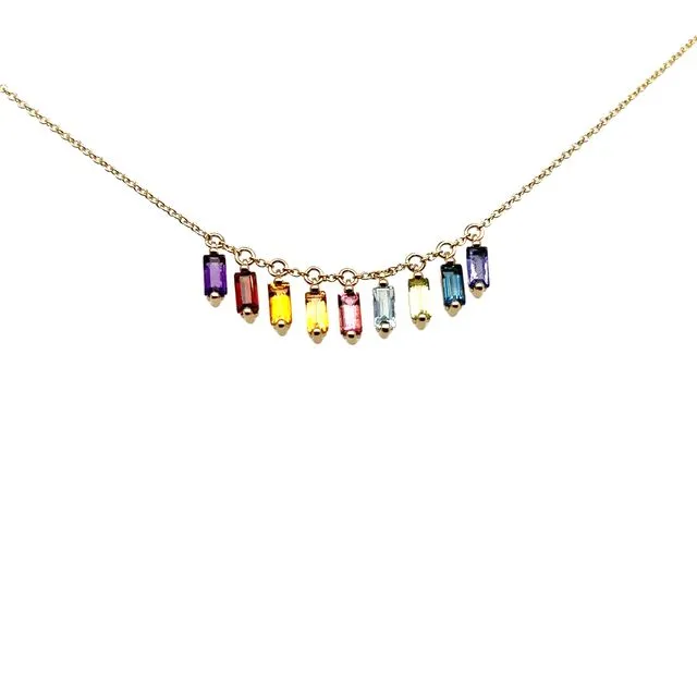 Spring Gemstone Necklace