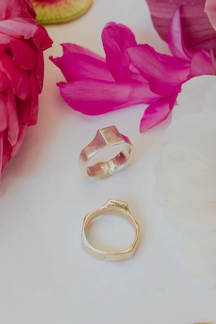 Square Signet Rings