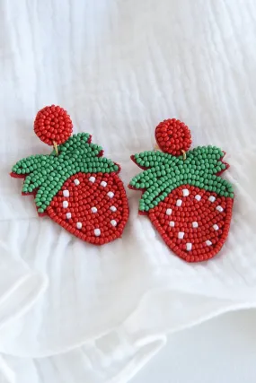 STRAWBERRY EARRINGS