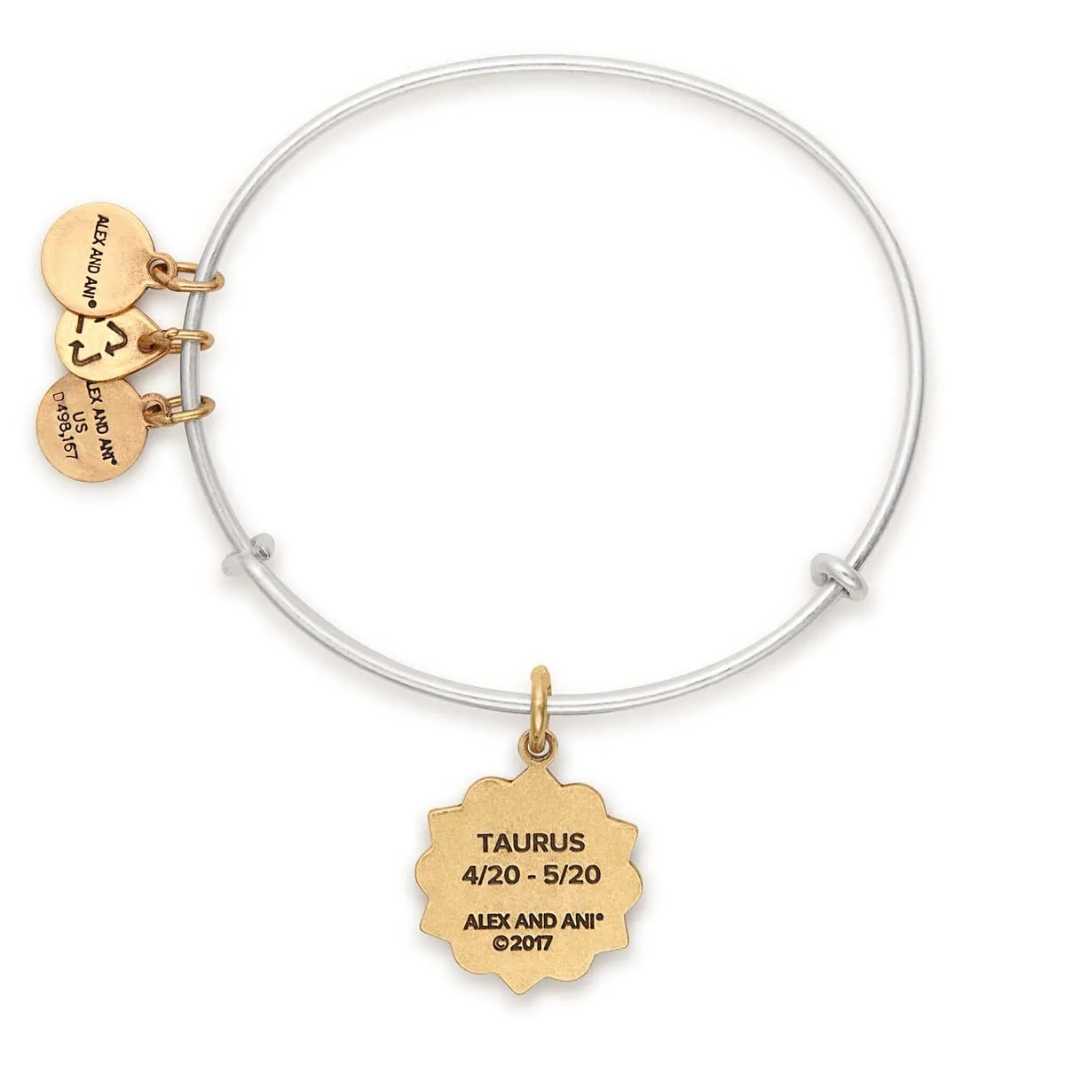 Taurus Zodiac Charm Bangle