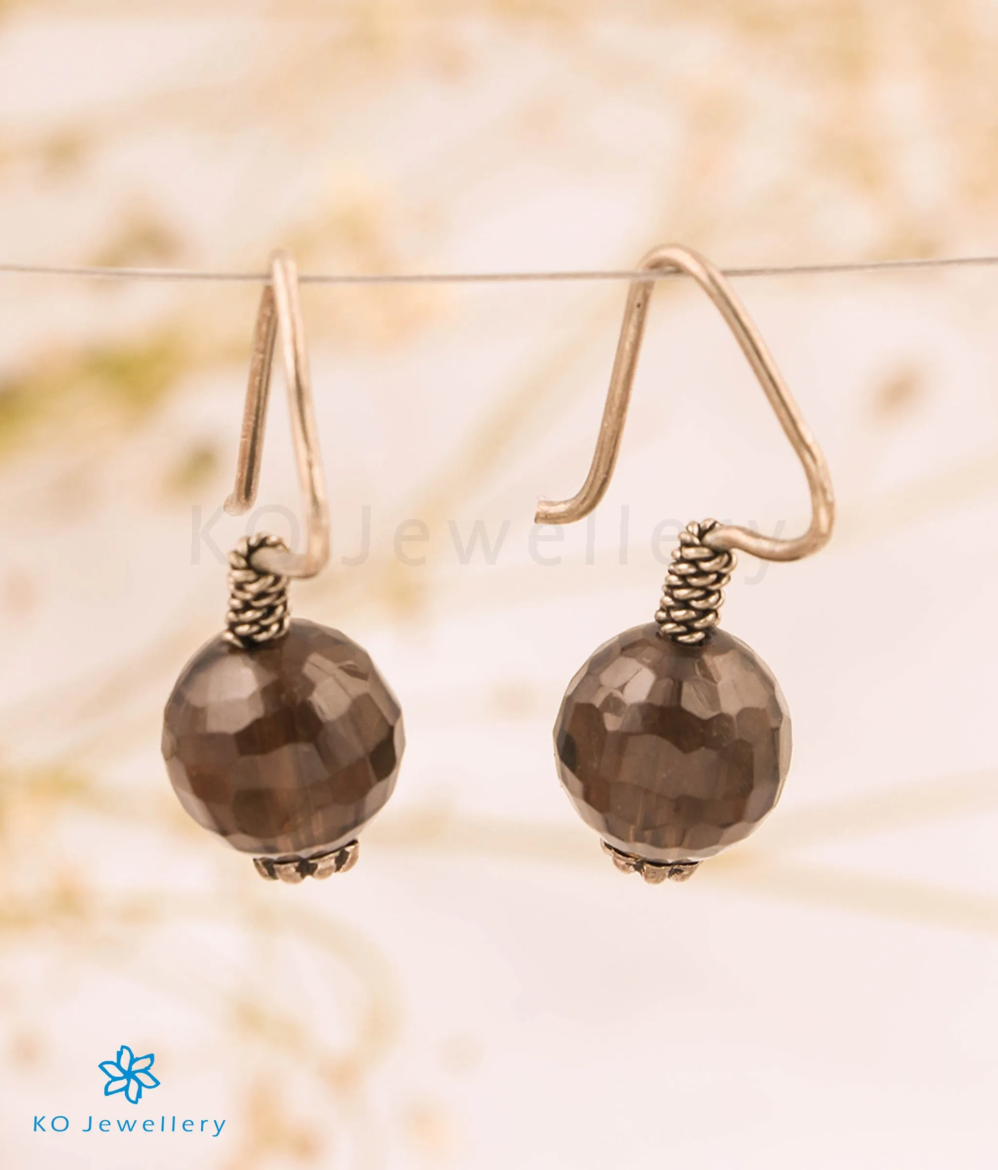 The Onyx Silver Gemstone Earring