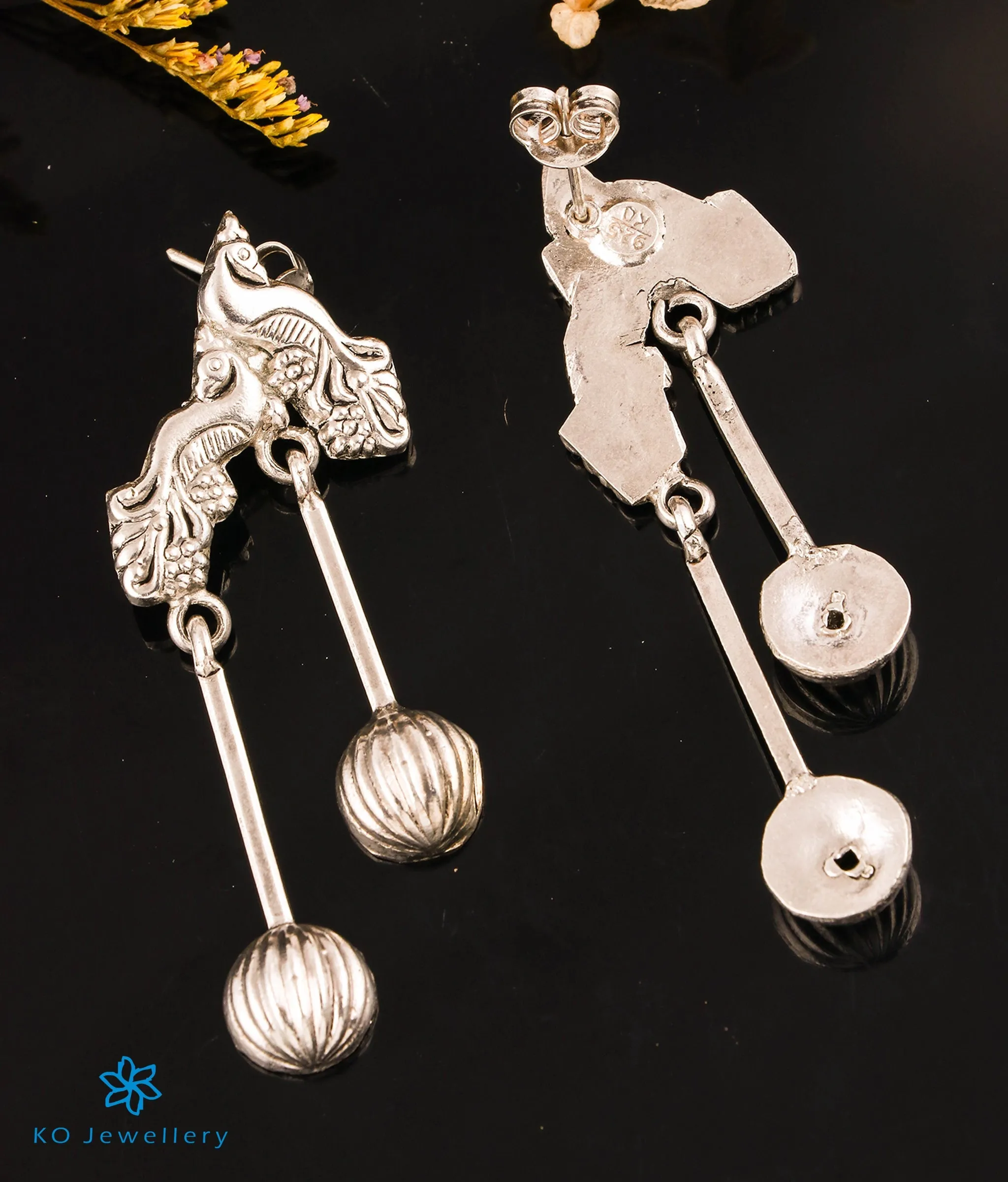 The Urvi Silver Ear-Studs