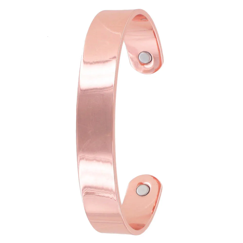 Thick Plain Copper Bangle