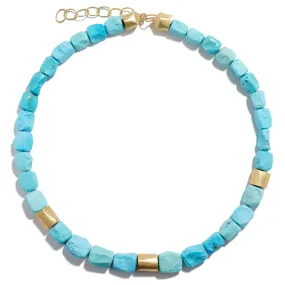 Turquoise Bead Necklace