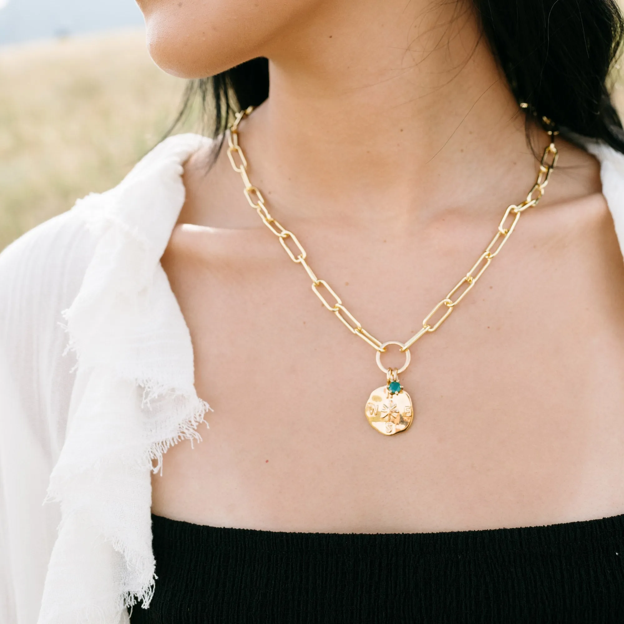 Wanderlust Coin Pendant