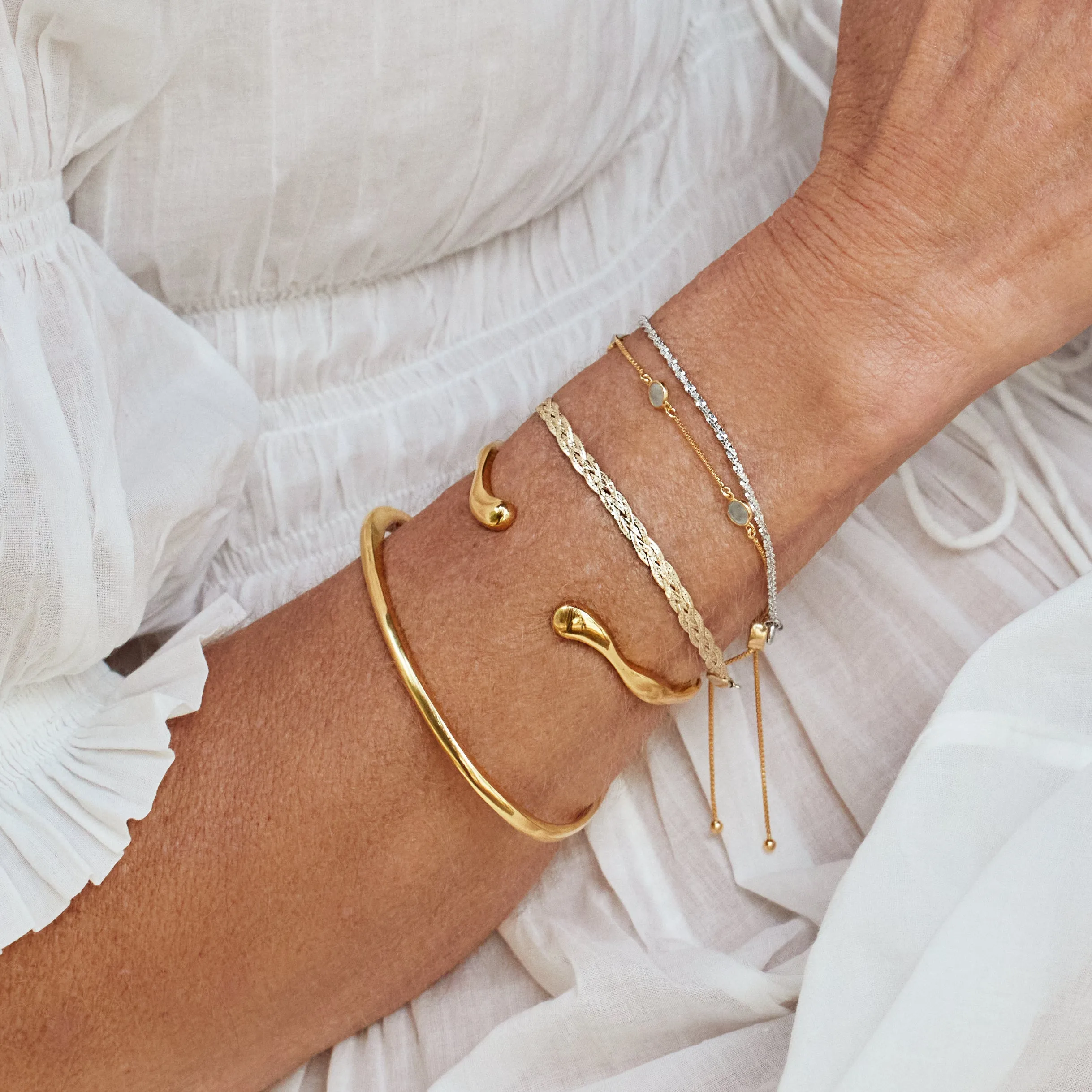 Wavy Cuff Bangle